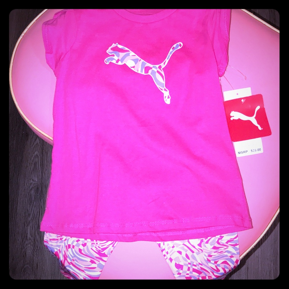Toddler girl puma set